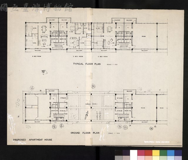 TYPICAL FLOOR PLAN/ GROUND FLOOR PLAN藏品圖，第1張