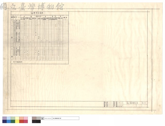 室內粉飾表藏品圖，第1張