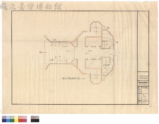 一樓公共門廳平面藏品圖，第1張