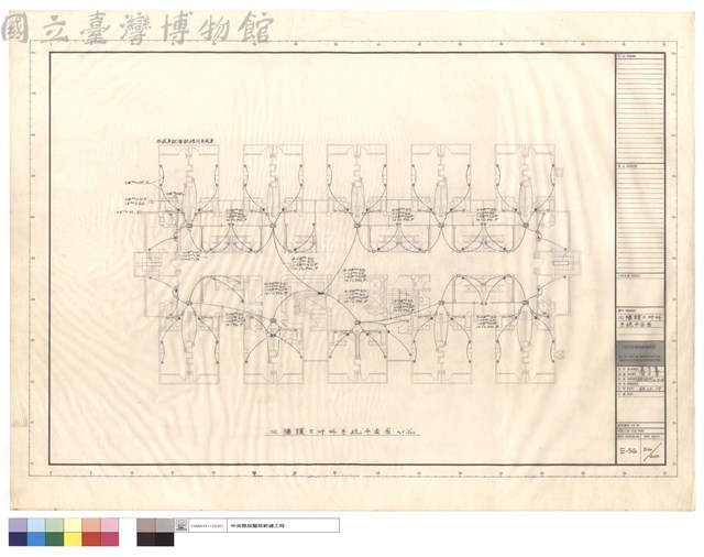 四樓護士呼叫系統平面圖藏品圖，第1張