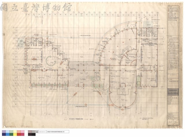 行政資料大樓壹層平面圖藏品圖，第1張