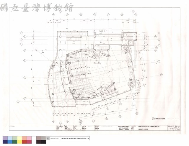 三樓集會堂平面詳圖藏品圖，第1張