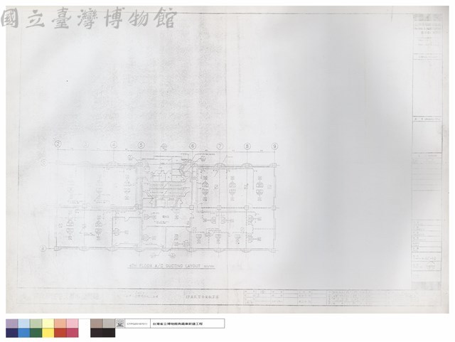 肆層風管平面配置圖藏品圖，第1張