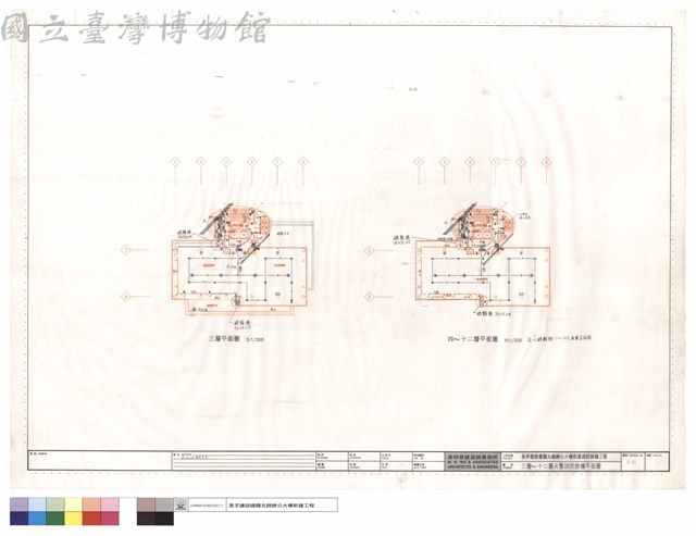 三層~十二層火警消防設備平面圖藏品圖，第1張