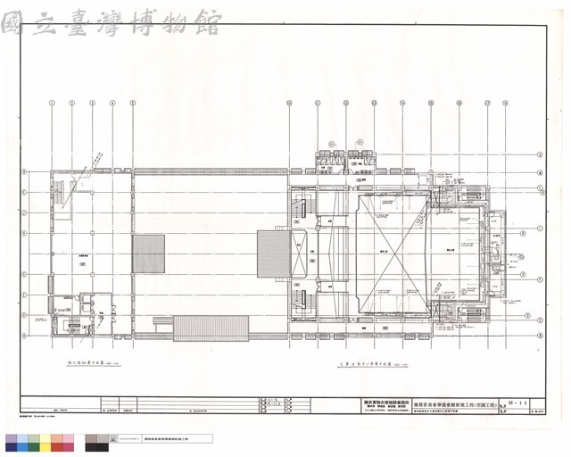 陳列館肆層及文康活動中心參層平面圖藏品圖，第1張