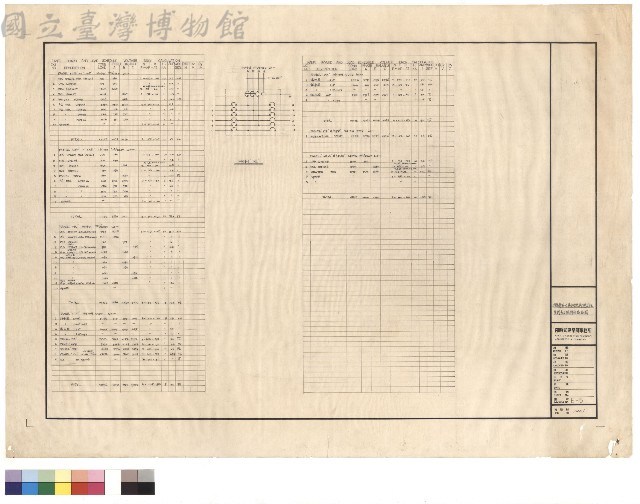 負載表及開關箱接線圖藏品圖，第1張
