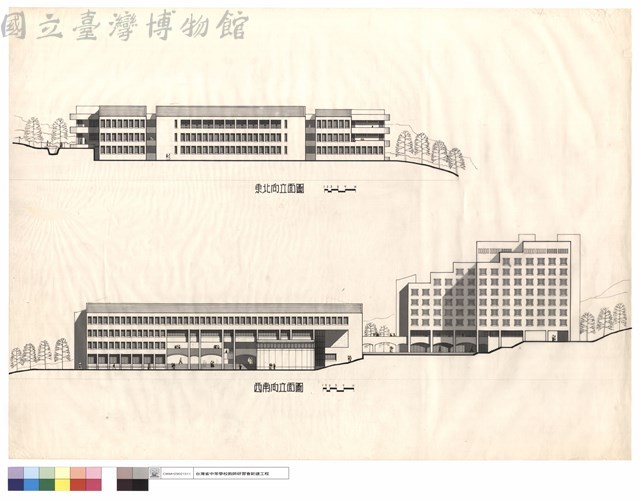 東北向.西南向立面圖藏品圖，第1張