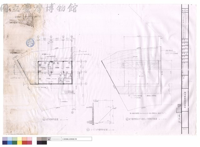 24C地下壹層及地下室開挖平面圖藏品圖，第1張
