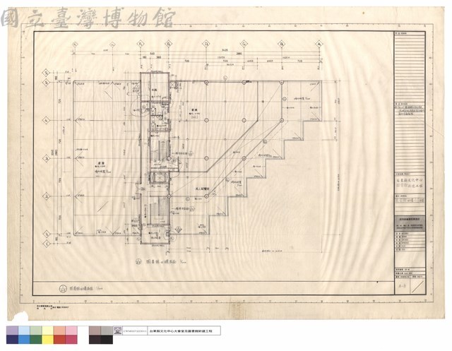 圖書館四樓平面藏品圖，第1張