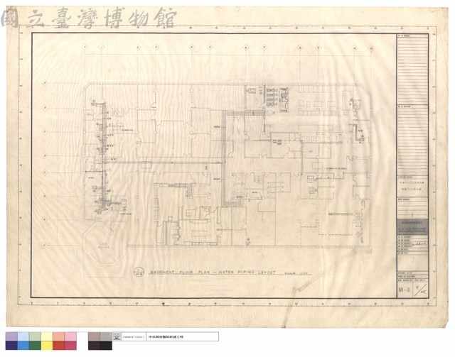 BASEMENT FLOOR PLAN - WATER PIPING LAYOUT藏品圖，第1張
