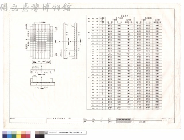 版配筋圖(一)藏品圖，第1張