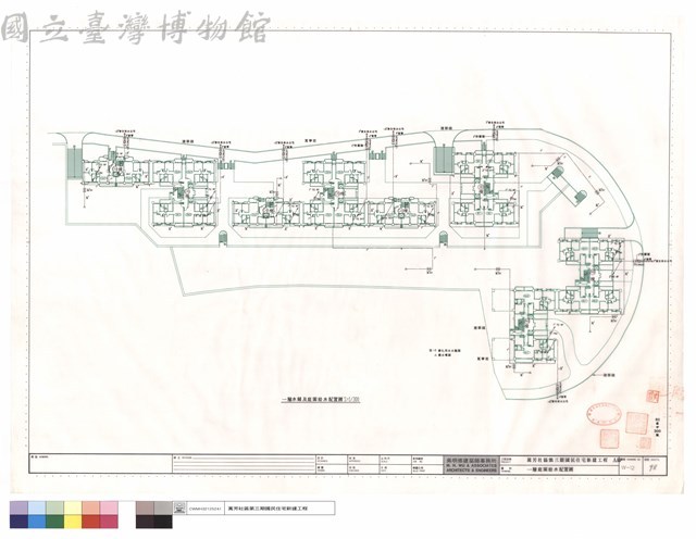 一層庭園給水配置圖藏品圖，第1張
