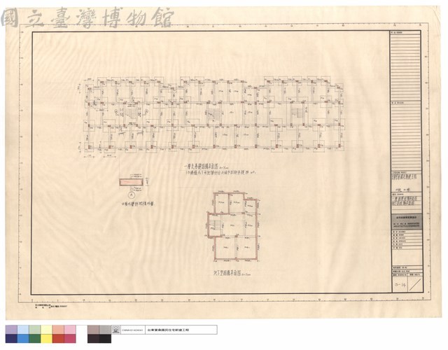 一層基礎結構平面圖,地下室結構平面圖藏品圖，第1張