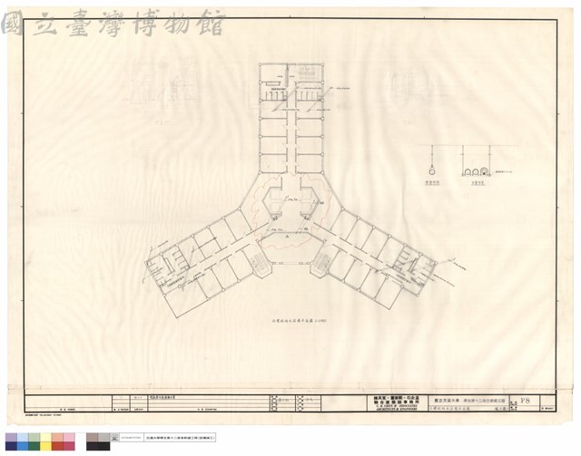 伍樓給.排水設備平面圖藏品圖，第1張
