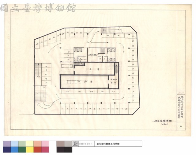 地下壹層平面藏品圖，第1張