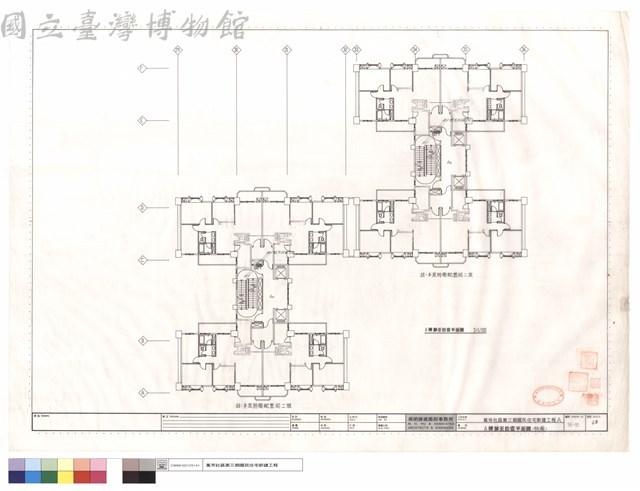 A棟參至拾壹層平面圖(電氣)藏品圖，第1張