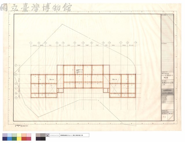 基礎坑排水平面(A座)藏品圖，第1張