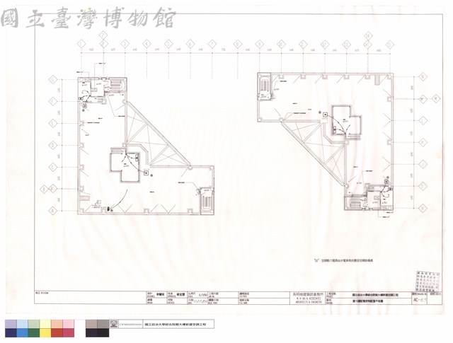屋頂層配電控制配置平面圖藏品圖，第1張