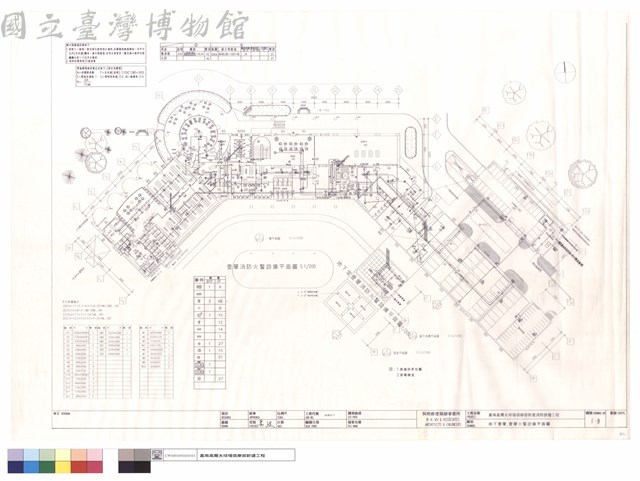 地下壹層、壹層火警設備平面圖藏品圖，第1張
