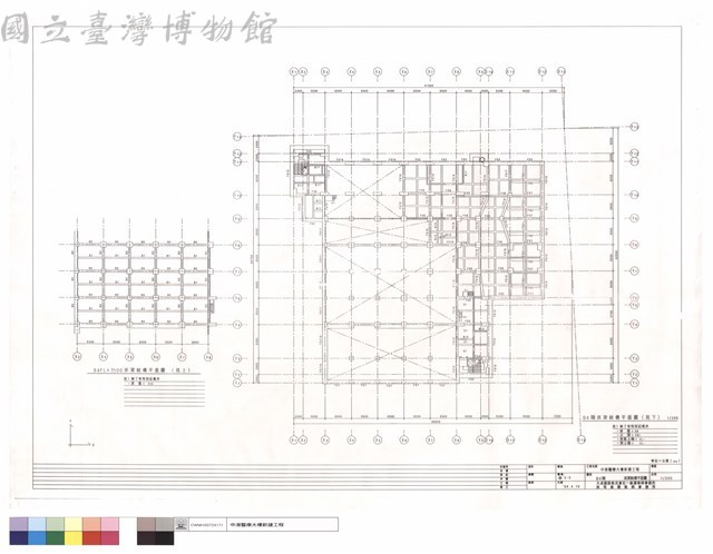 B4階床梁結構平面圖藏品圖，第1張