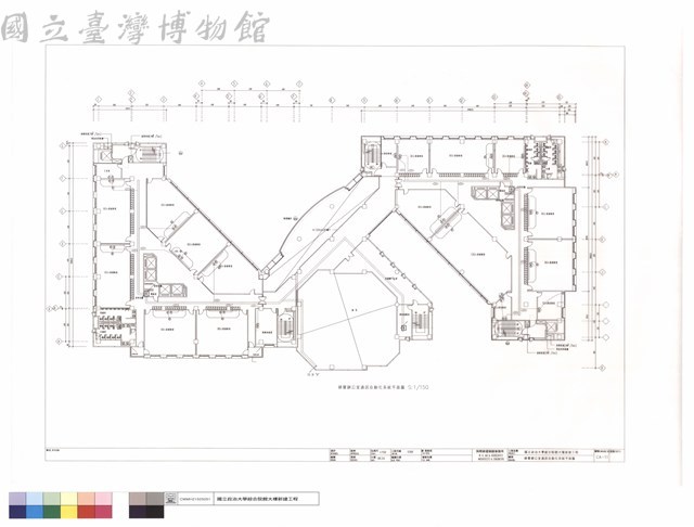 肆層辦公室通訊自動化系統平面圖藏品圖，第1張