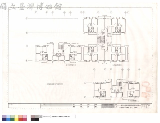 C棟參至拾貳層弱電平面圖藏品圖，第1張