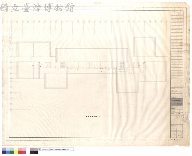 屋頂平面圖(教學大樓)藏品圖，第1張