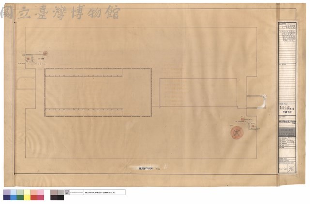 屋頂層配電平面圖藏品圖，第1張
