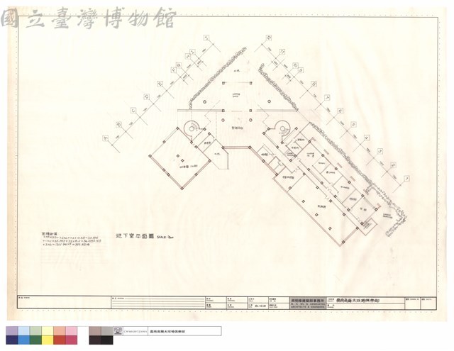 地下室平面圖、面積計算藏品圖，第1張