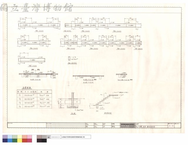 基礎.地樑.樓版配筋圖藏品圖，第1張