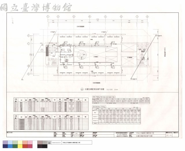 伍層空調配管設備平面圖藏品圖，第1張