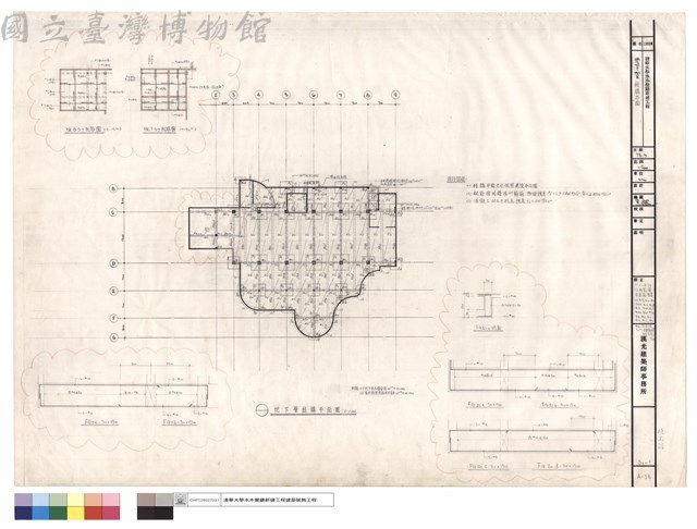 地下室結構平面藏品圖，第1張