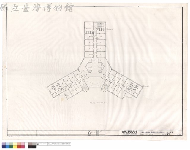 陸樓消防,火警設備平面圖藏品圖，第1張