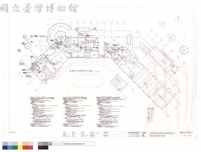 壹層室內排煙設備平面圖藏品圖，第1張