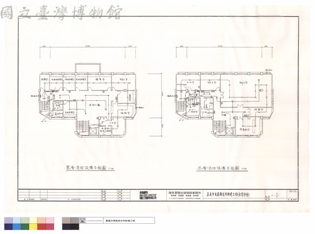 貳.参層消防設備平面圖藏品圖，第1張