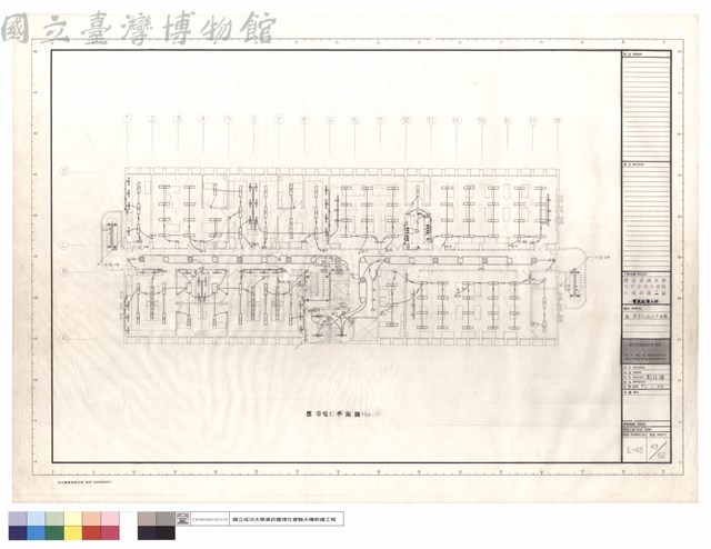 伍層電燈插座平面圖藏品圖，第1張