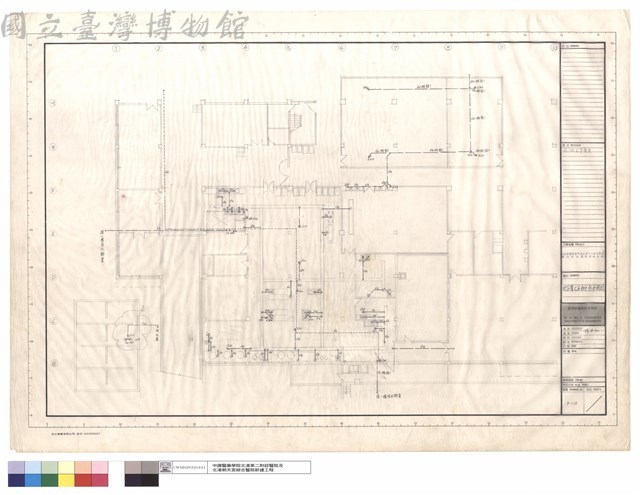 地下層C區排水平面圖藏品圖，第1張
