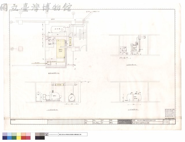發電機配置圖及剖面圖藏品圖，第1張