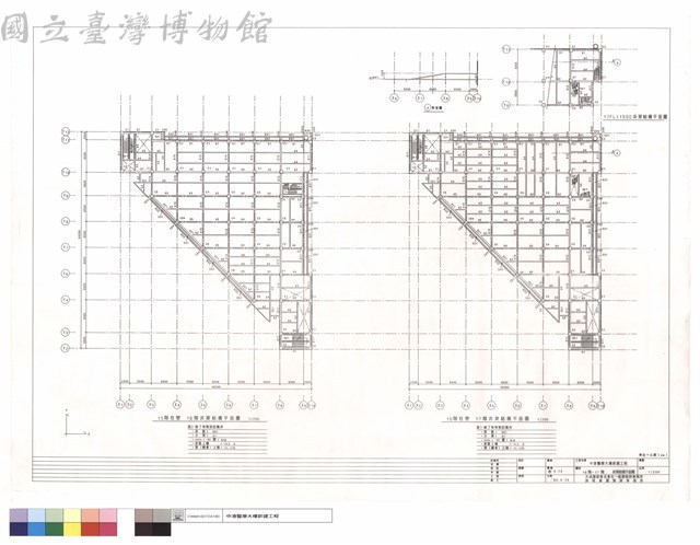 16階.17階床梁結構平面圖藏品圖，第1張