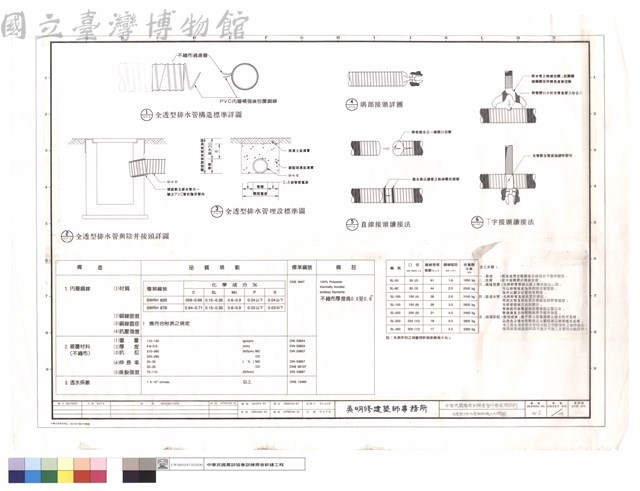 全透型排水管細部施工大樣圖藏品圖，第1張