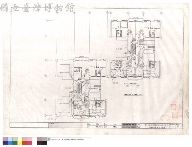 A棟地面層電氣平面圖藏品圖，第1張