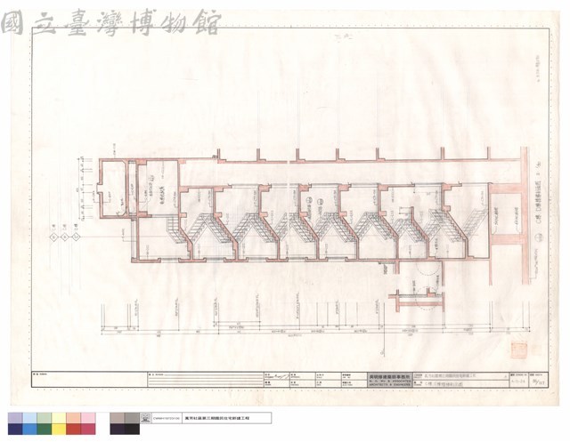 C棟D棟樓梯剖面圖藏品圖，第1張