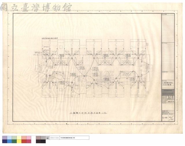 三樓護士呼叫系統平面圖藏品圖，第1張