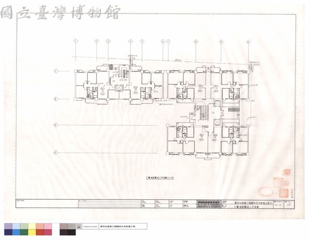 D棟地面層給水平面圖藏品圖，第1張