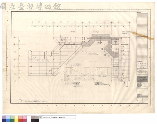 一層天花板平面圖,一層木窗平面圖藏品圖，第1張