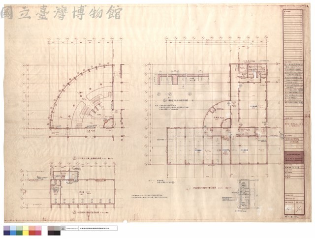 行政資料上層書庫平面圖,地下室平面圖藏品圖，第1張