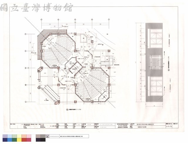 視聽教室平面詳圖藏品圖，第1張
