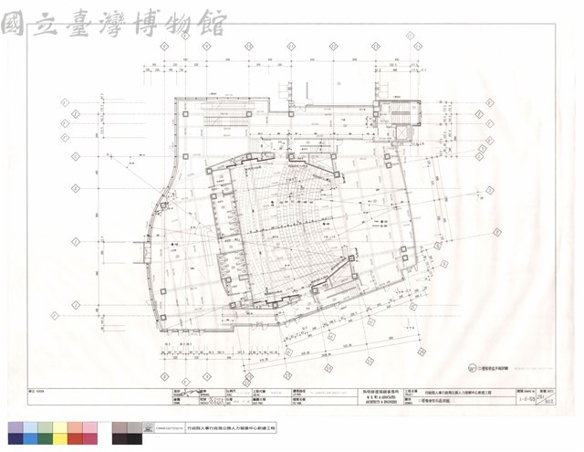 二樓集會堂平面詳圖藏品圖，第1張