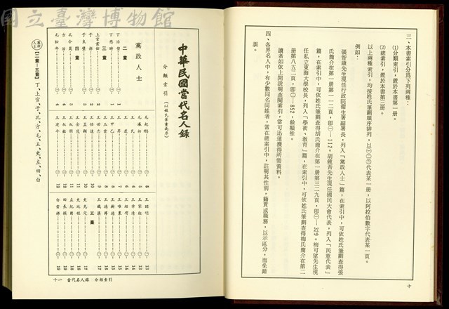(P10凡例 + P11分類索引)藏品圖，第1張