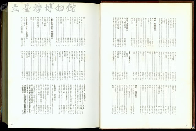 (P14-15專輯目錄)藏品圖，第1張